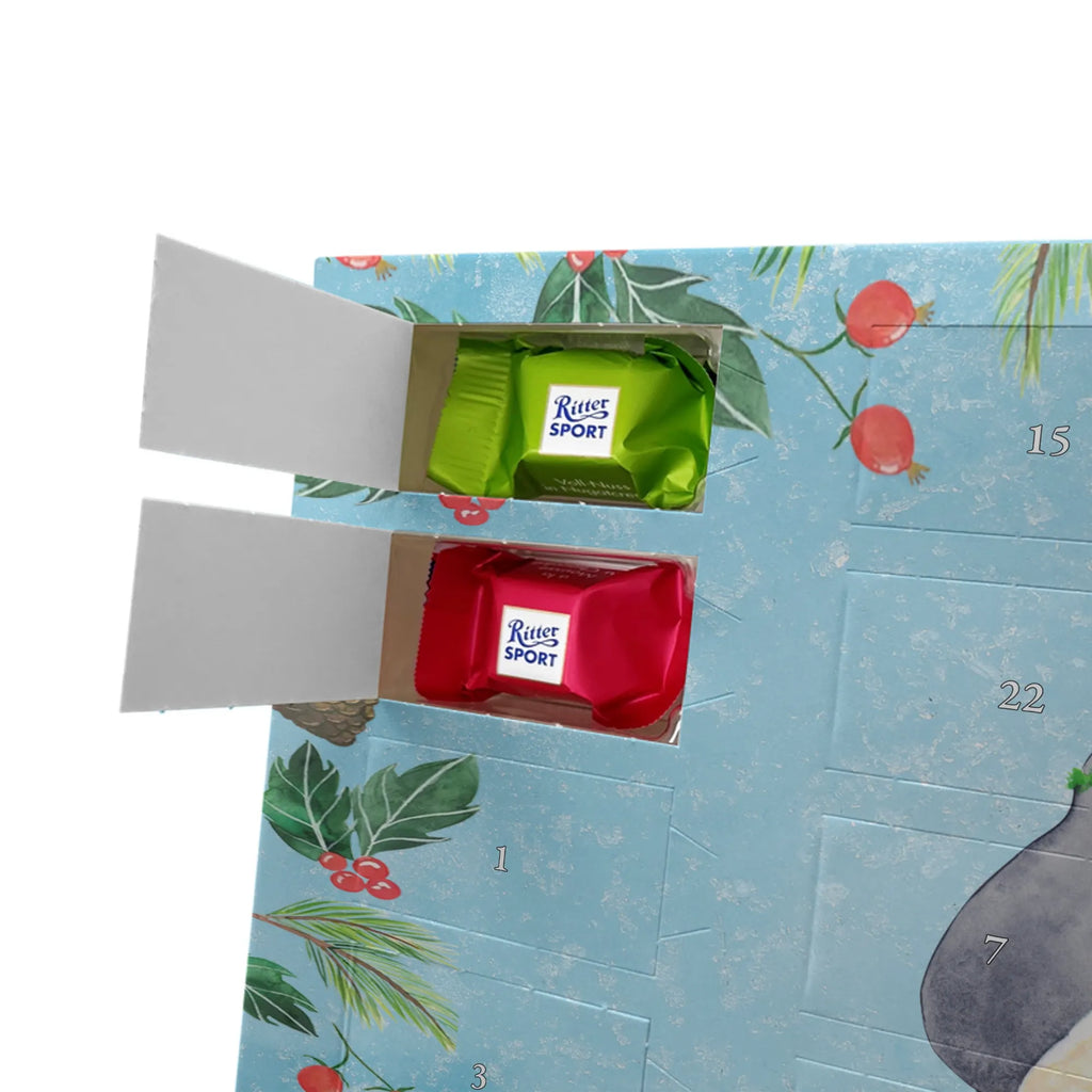 Chocolate advent calendar Penguin with child Father's Day, Mother's Day, Mummy, Birthday, Mother, Gift