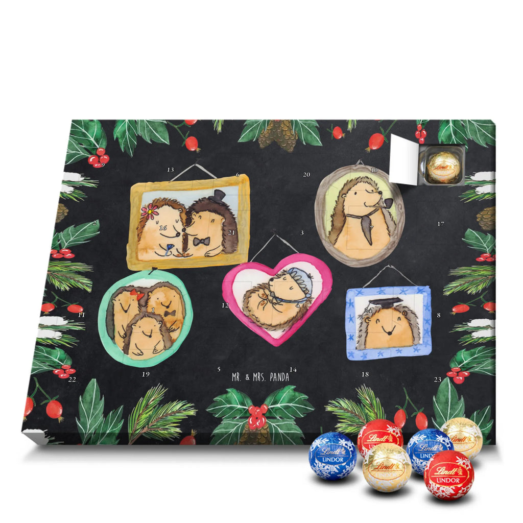 Chocolate advent calendar Hedgehog family Father's Day, Mother's Day, hedgehogs, pictures, solidarity, mum