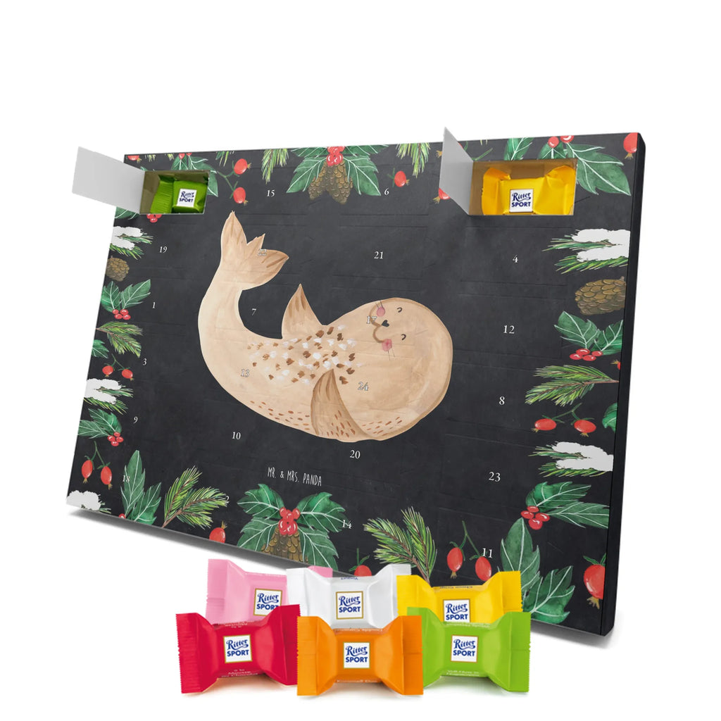 Chocolate advent calendar seal Lay gift ideas, gifts, small animals, good mood, cute, funny sayings, cute animal motives, hand drawn, special gifts, card, animal lover, sea animal, Baltic Sea, North Sea, joy, Seal, seals, laughter