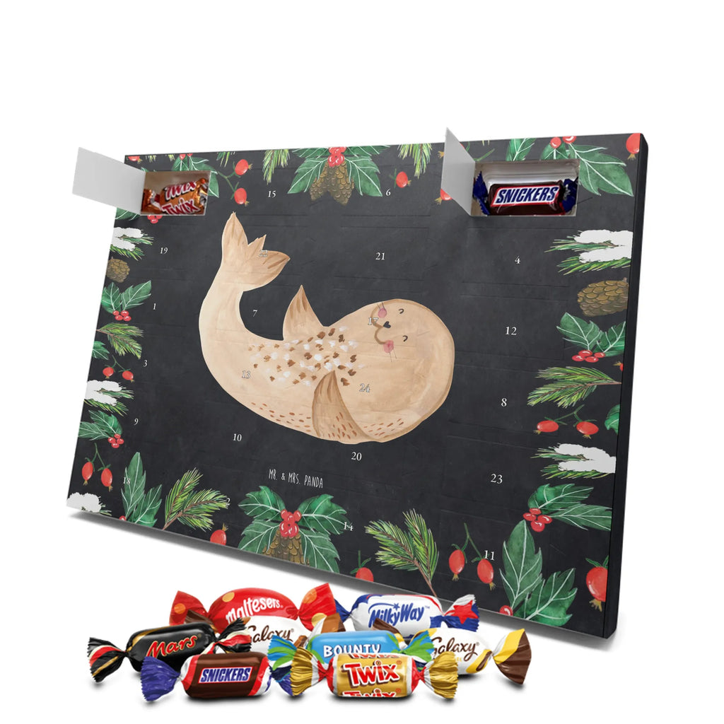 Chocolate advent calendar seal Lay gift ideas, gifts, small animals, good mood, cute, funny sayings, cute animal motives, hand drawn, special gifts, card, animal lover, sea animal, Baltic Sea, North Sea, joy, Seal, seals, laughter