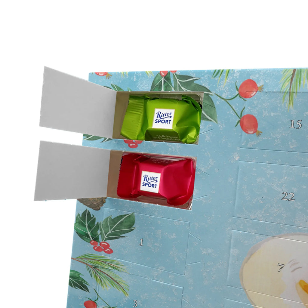 Chocolate advent calendar Fried egg egg gift ideas, gifts, small animals, good mood, cute, funny sayings, cute animal motives, hand drawn, special gifts, card, animal lover, nice, Egg, fried egg, day