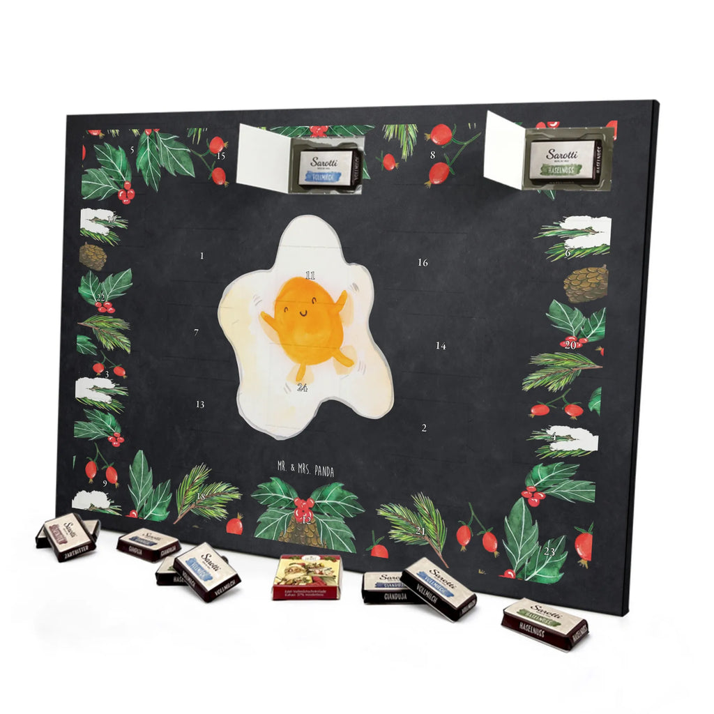 Chocolate advent calendar Fried egg egg gift ideas, gifts, small animals, good mood, cute, funny sayings, cute animal motives, hand drawn, special gifts, card, animal lover, nice, Egg, fried egg, day