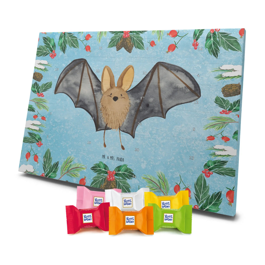 Chocolate advent calendar bat wing gift ideas, gifts, small animals, good mood, cute, funny sayings, cute animal motives, hand drawn, special gifts, card, animal lover