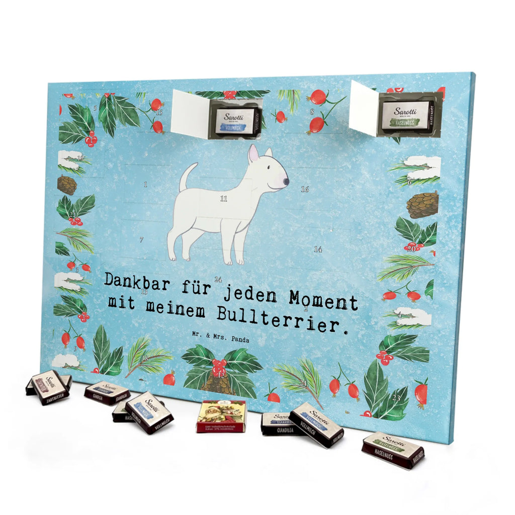 Chocolate advent calendar Bull Terrier Moment puppy, dog owner, purebred dog, dog breed, giving, animal lover, gift