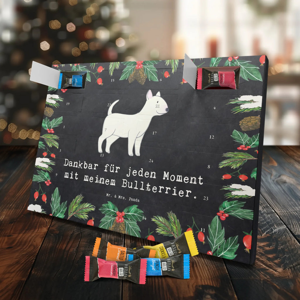 Chocolate advent calendar Bull Terrier Moment puppy, dog owner, purebred dog, dog breed, giving, animal lover, gift