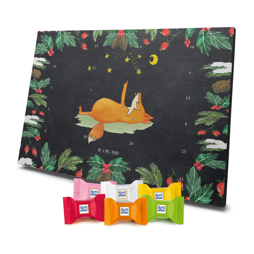 Chocolate advent calendar Fox Stars forest wildlife, clever as a fox, foxes, animal lover, Romance, Saying positive, words of consolation, Saying beautiful