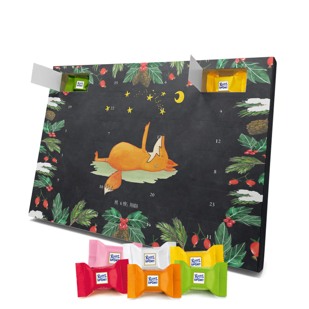 Chocolate advent calendar Fox Stars forest wildlife, clever as a fox, foxes, animal lover, Romance, Saying positive, words of consolation, Saying beautiful