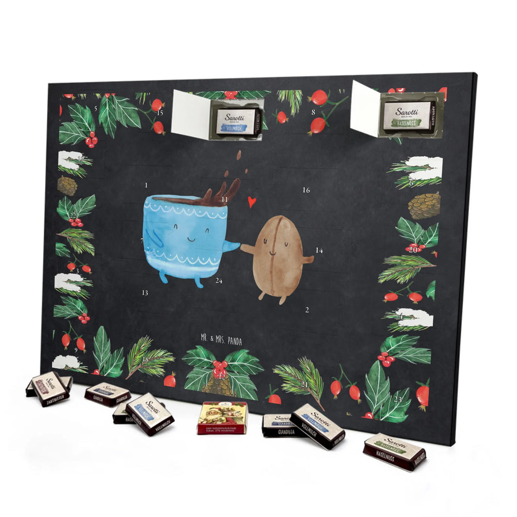 Chocolate advent calendar Coffee Bean gift ideas, gifts, small animals, good mood, cute, funny sayings, cute animal motives, hand drawn, special gifts, card, animal lover, pleasure, coffee bean, satisfaction