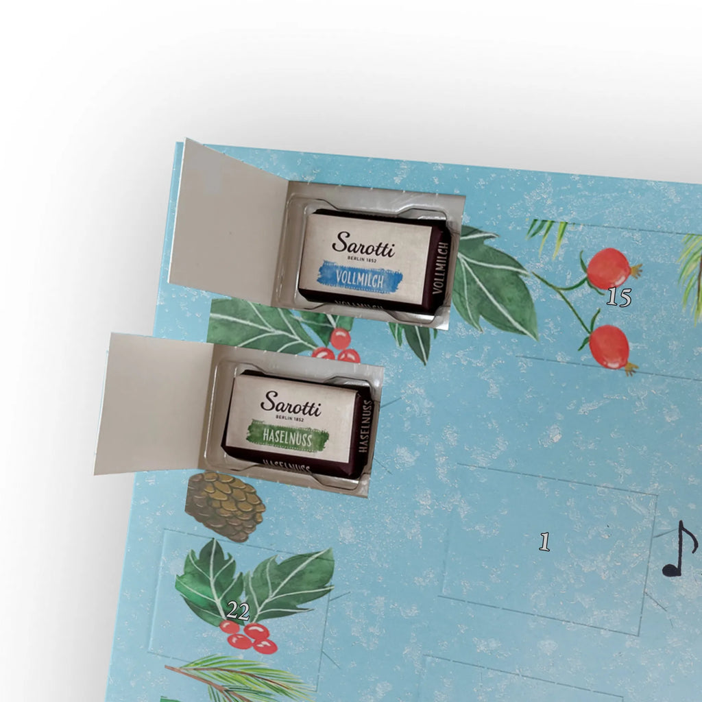 Chocolate advent calendar bear song cuddly toy, teddy bear, gift, saying, heart, woman, love song, girlfriend