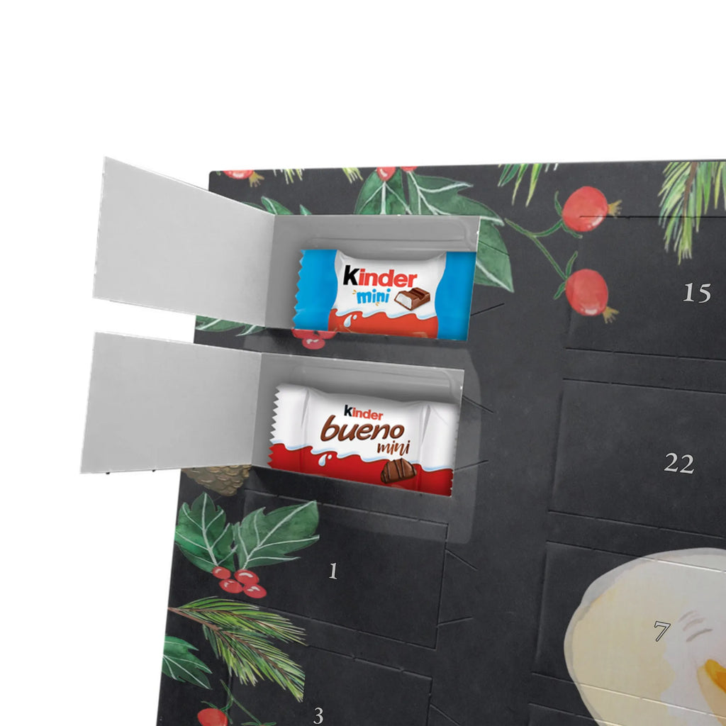 Chocolate advent calendar Fried egg egg gift ideas, gifts, small animals, good mood, cute, funny sayings, cute animal motives, hand drawn, special gifts, card, animal lover, nice, Egg, fried egg, day