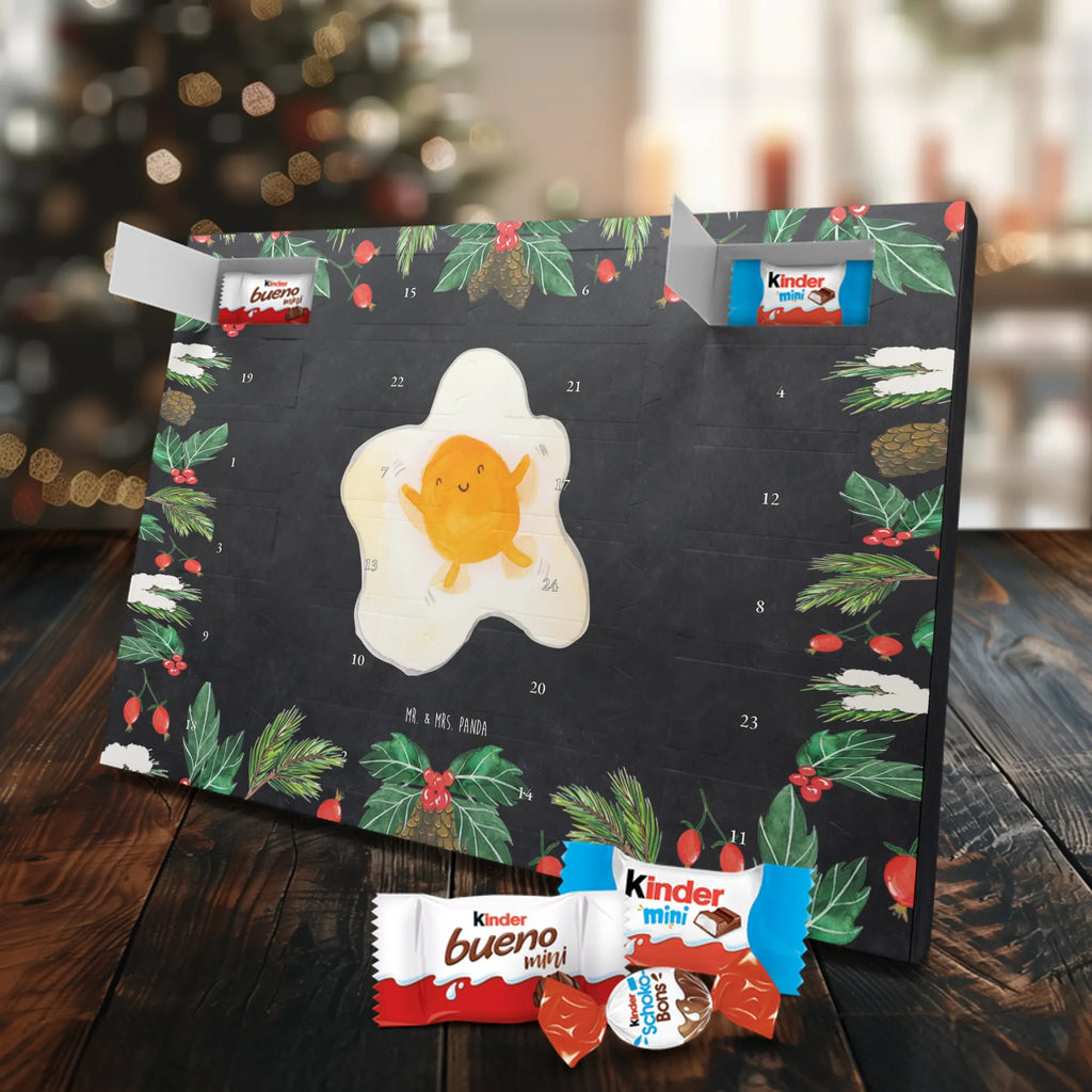 Chocolate advent calendar Fried egg egg gift ideas, gifts, small animals, good mood, cute, funny sayings, cute animal motives, hand drawn, special gifts, card, animal lover, nice, Egg, fried egg, day