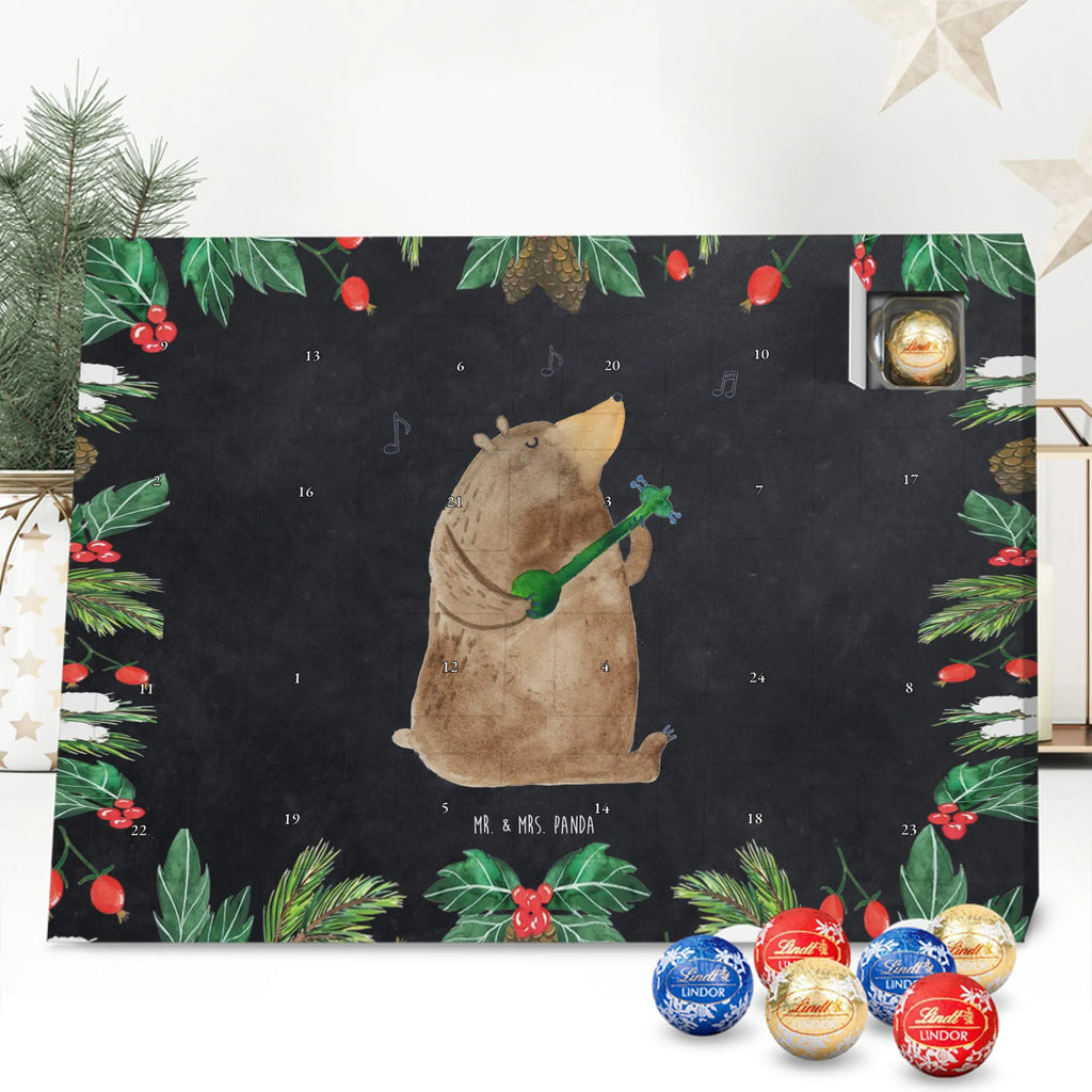 Chocolate advent calendar bear song cuddly toy, teddy bear, gift, saying, heart, woman, love song, girlfriend