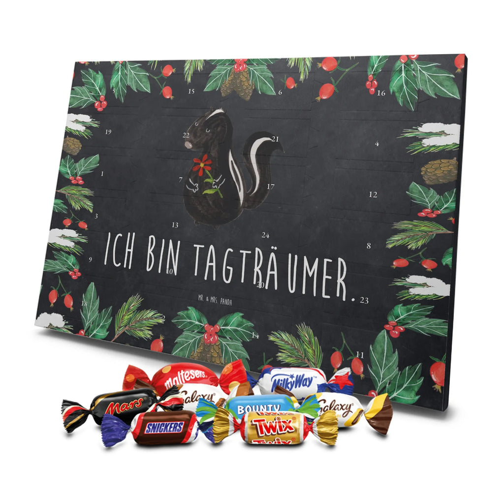Chocolate advent calendar skunk flower wild animal, daydreamer, predator, dreamy, stink