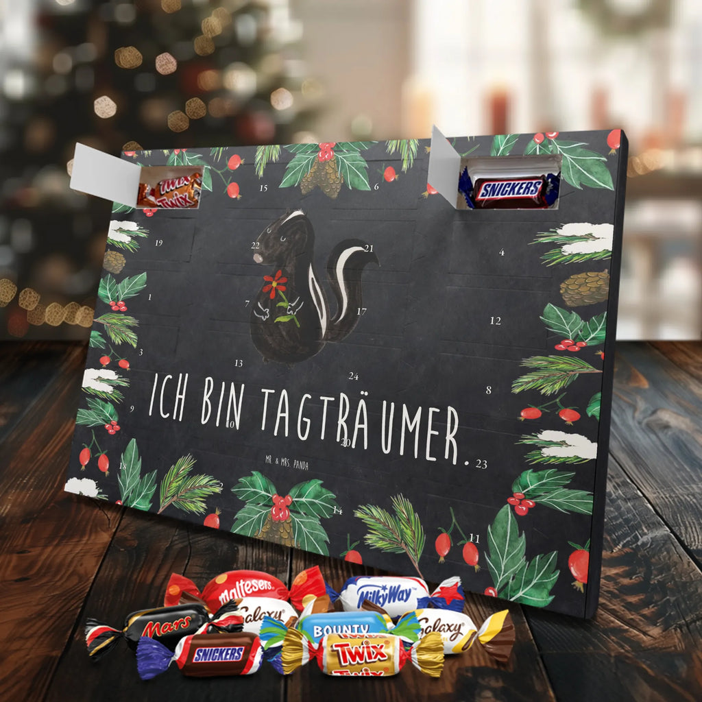 Chocolate advent calendar skunk flower wild animal, daydreamer, predator, dreamy, stink