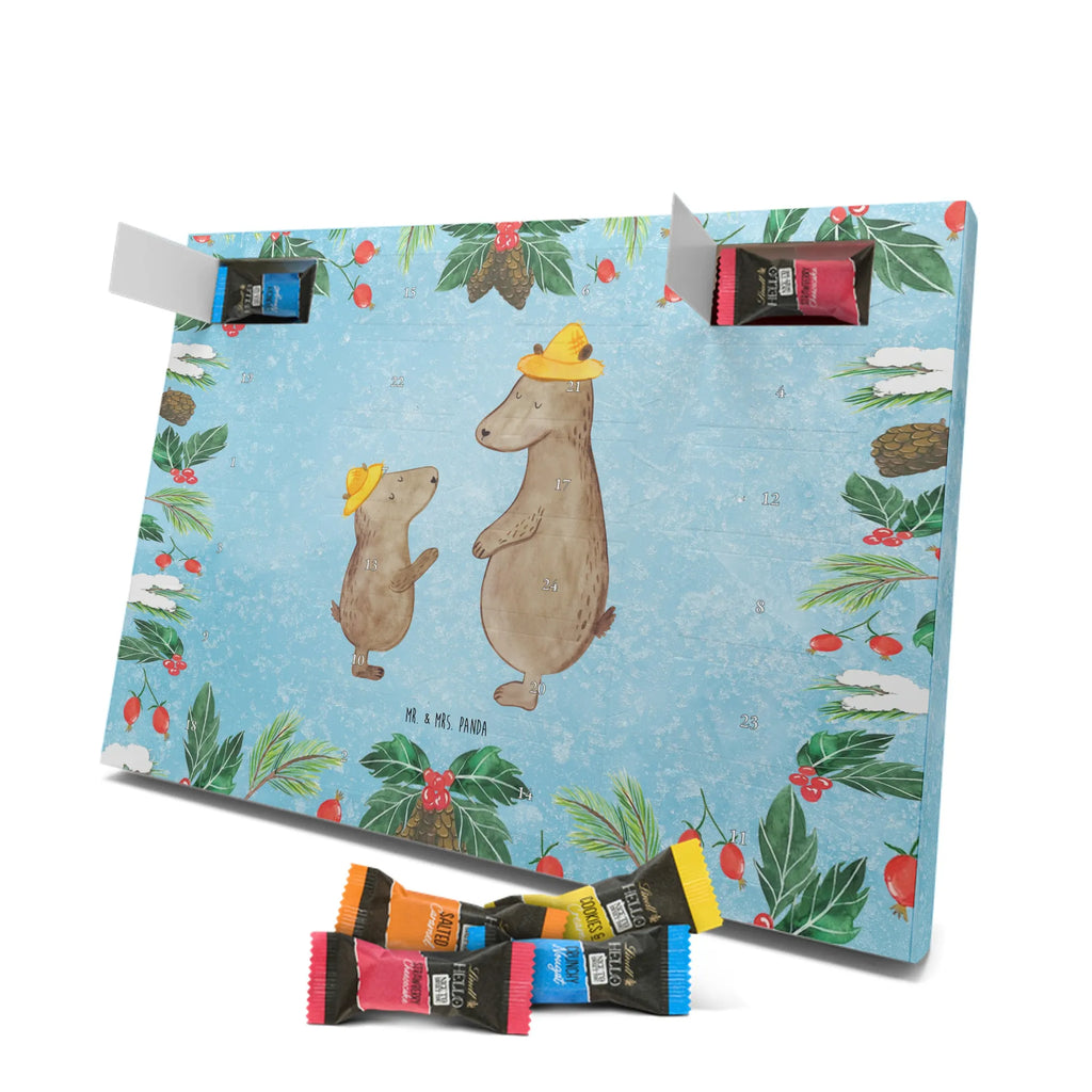 Chocolate advent calendar Bears with hats Father's Day, Mother's Day, favourite person, child, father-son, son, father, role model, children, father's day, sons