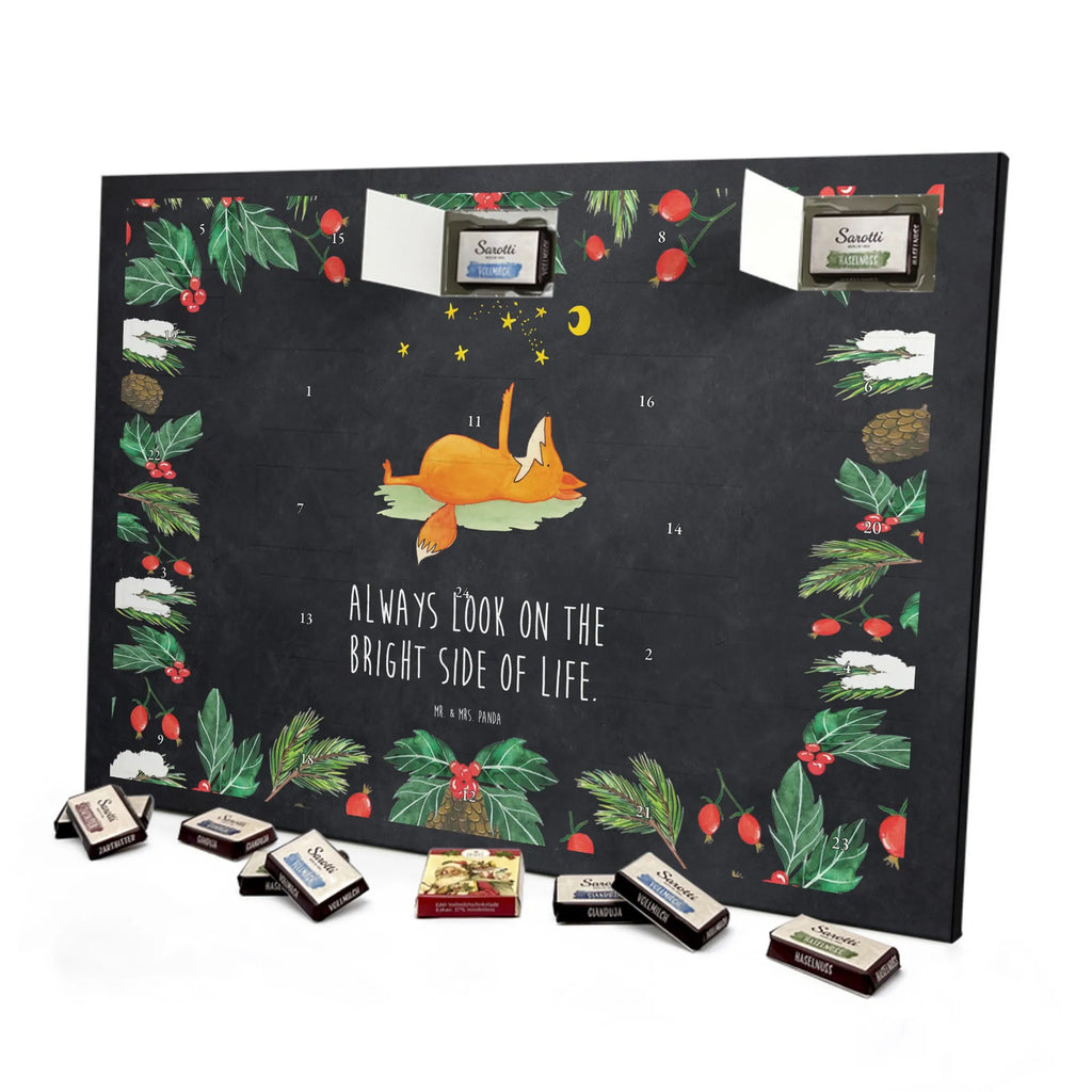 Chocolate advent calendar Fox Stars forest wildlife, clever as a fox, foxes, animal lover, Romance, Saying positive, words of consolation, Saying beautiful