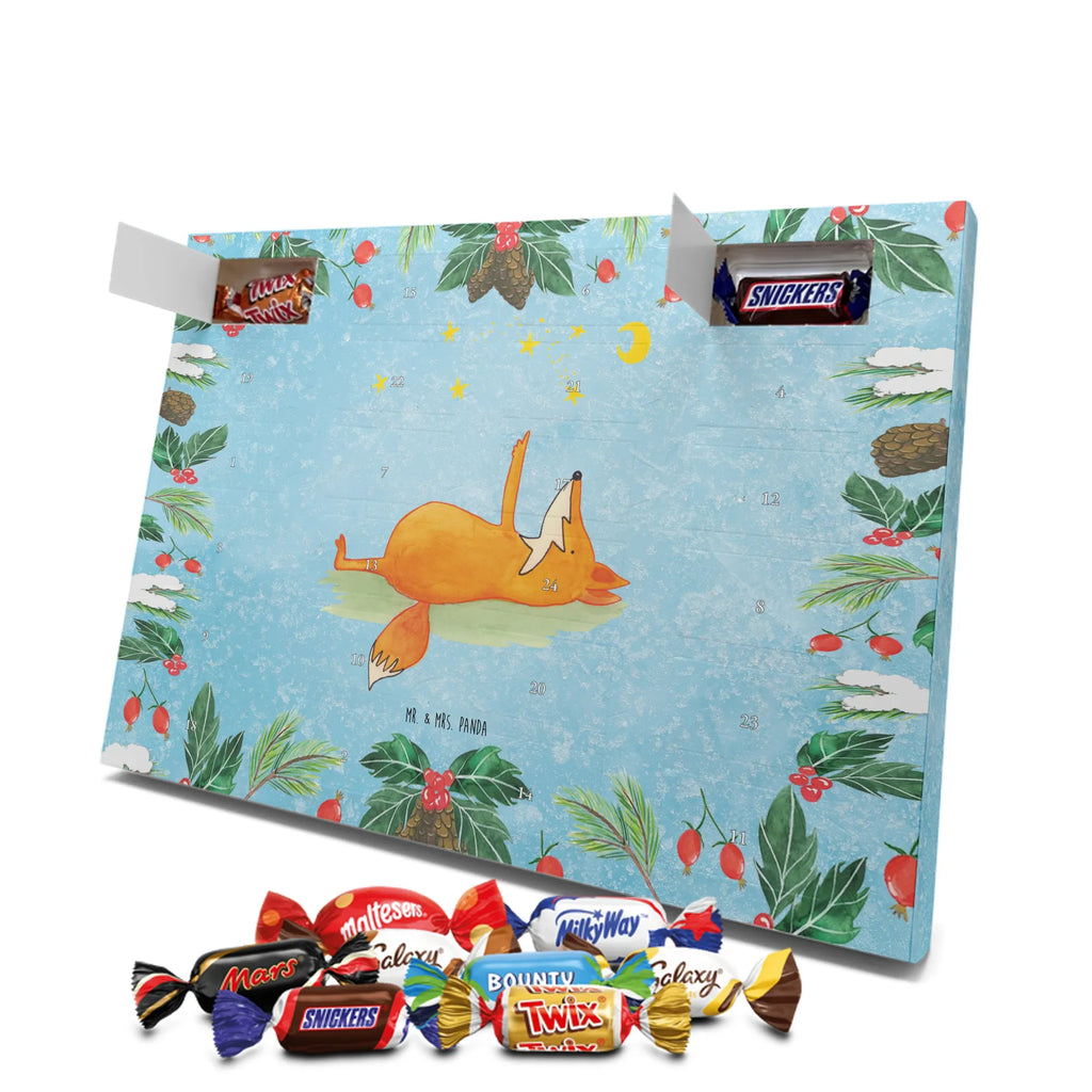 Chocolate advent calendar Fox Stars forest wildlife, clever as a fox, foxes, animal lover, Romance, Saying positive, words of consolation, Saying beautiful