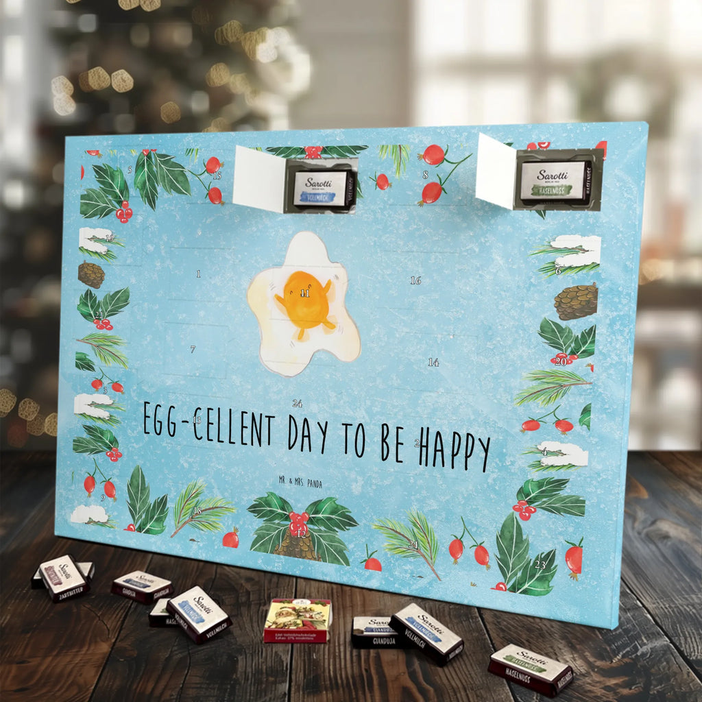 Chocolate advent calendar Fried egg egg gift ideas, gifts, small animals, good mood, cute, funny sayings, cute animal motives, hand drawn, special gifts, card, animal lover, nice, Egg, fried egg, day