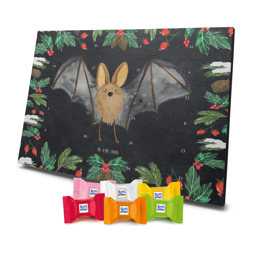 Chocolate advent calendar bat wing gift ideas, gifts, small animals, good mood, cute, funny sayings, cute animal motives, hand drawn, special gifts, card, animal lover