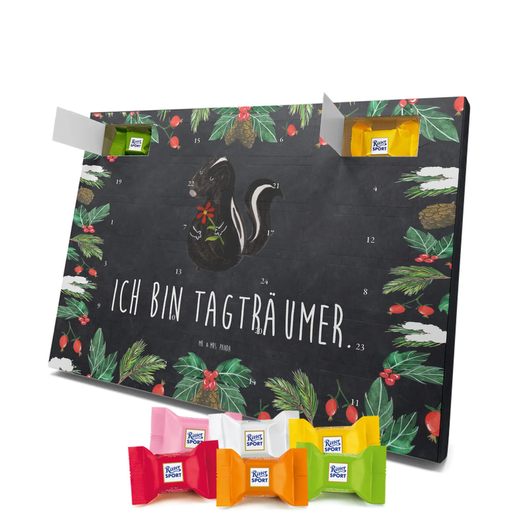 Chocolate advent calendar skunk flower wild animal, daydreamer, predator, dreamy, stink
