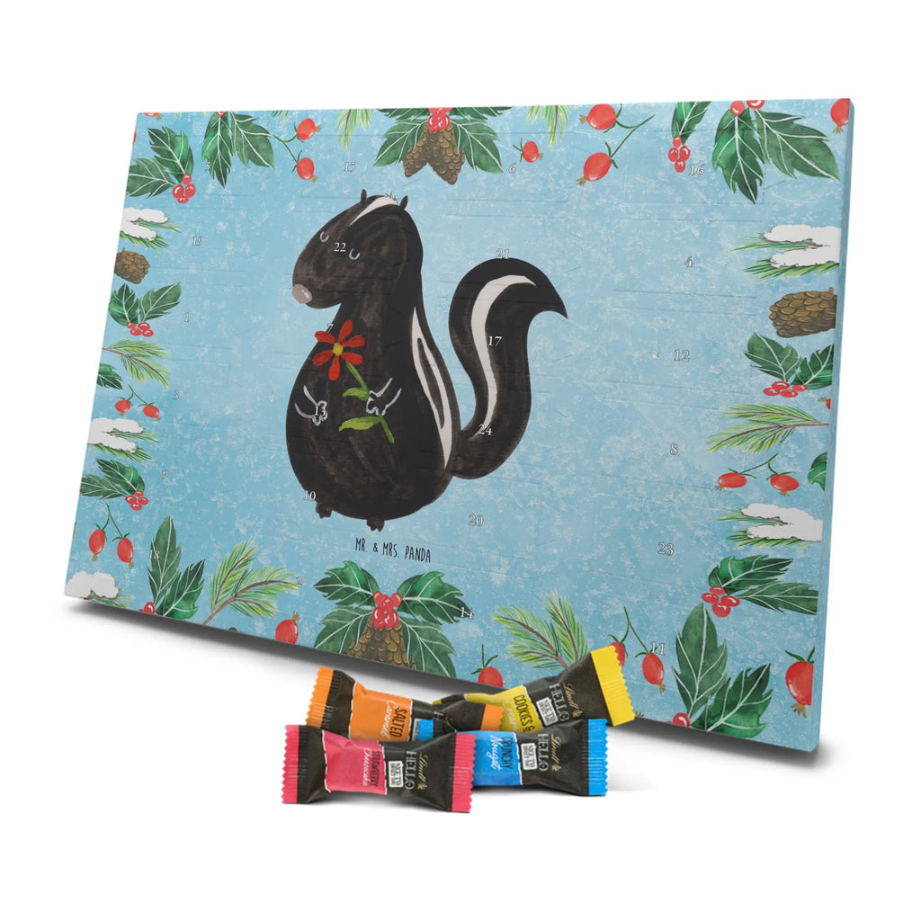 Chocolate advent calendar skunk flower wild animal, daydreamer, predator, dreamy, stink