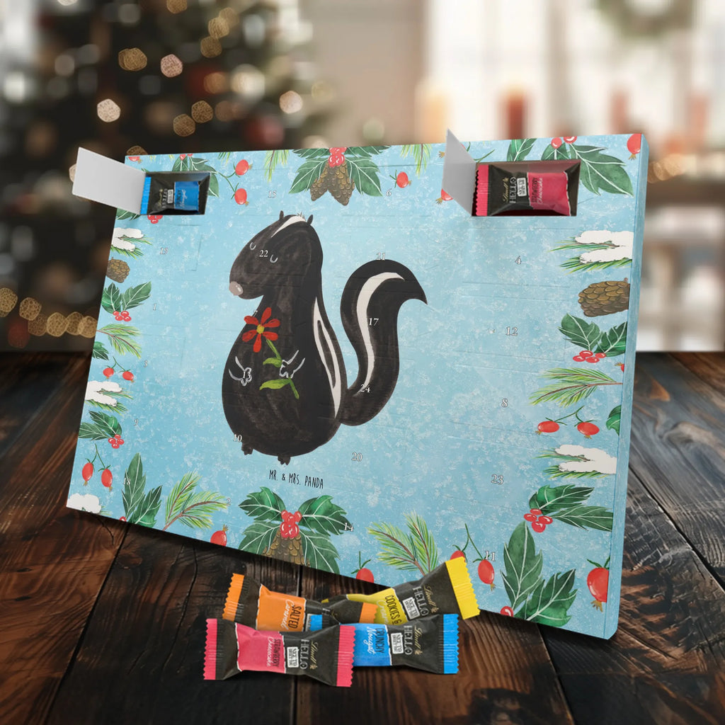 Chocolate advent calendar skunk flower wild animal, daydreamer, predator, dreamy, stink