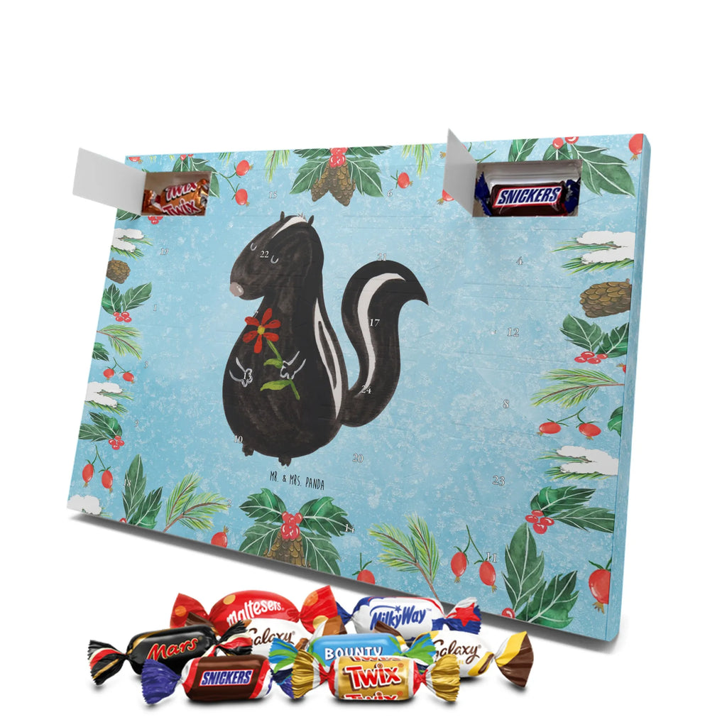 Chocolate advent calendar skunk flower wild animal, daydreamer, predator, dreamy, stink