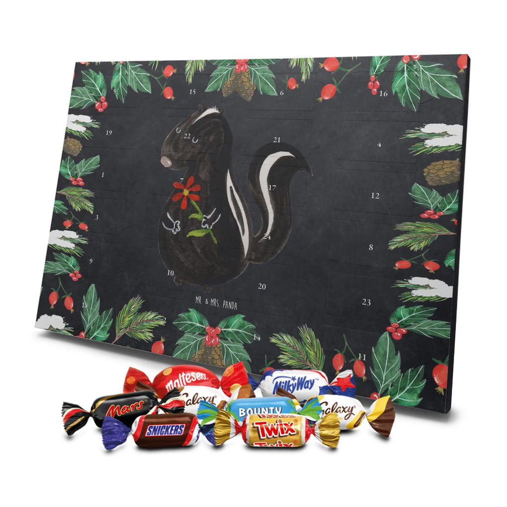 Chocolate advent calendar skunk flower wild animal, daydreamer, predator, dreamy, stink