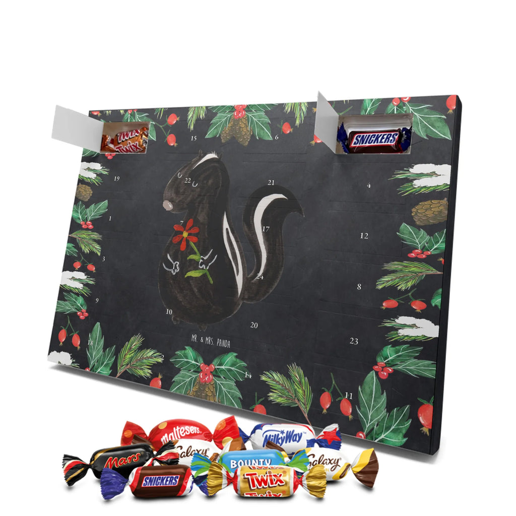 Chocolate advent calendar skunk flower wild animal, daydreamer, predator, dreamy, stink