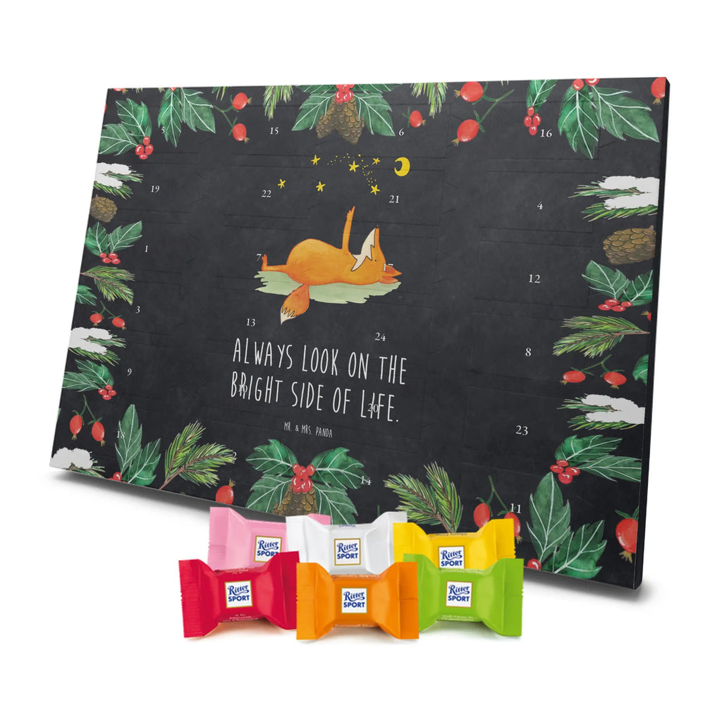 Chocolate advent calendar Fox Stars forest wildlife, clever as a fox, foxes, animal lover, Romance, Saying positive, words of consolation, Saying beautiful
