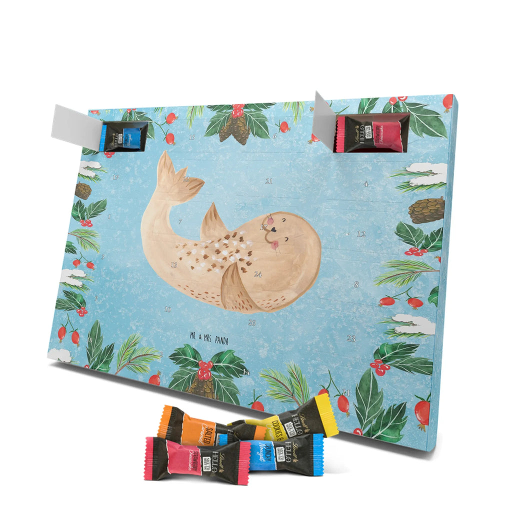 Chocolate advent calendar seal Lay gift ideas, gifts, small animals, good mood, cute, funny sayings, cute animal motives, hand drawn, special gifts, card, animal lover, sea animal, Baltic Sea, North Sea, joy, Seal, seals, laughter