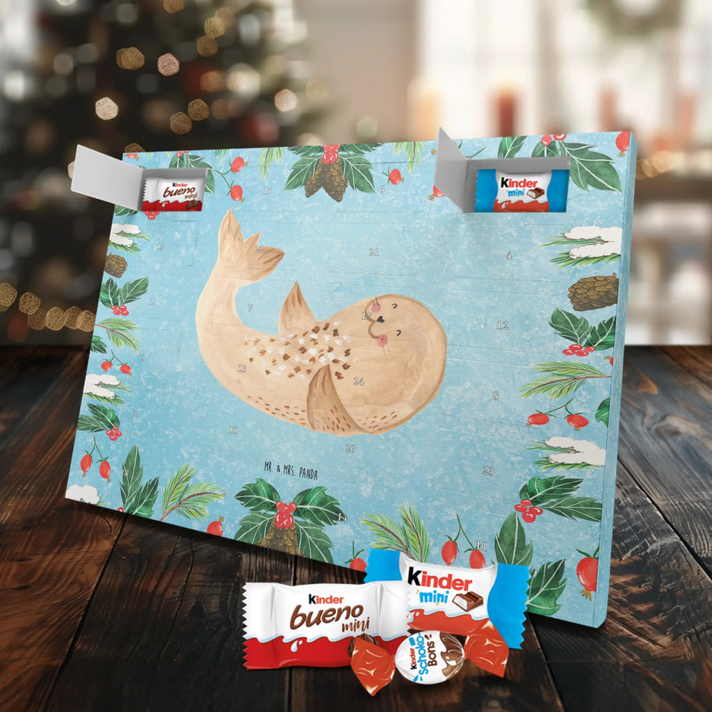 Chocolate advent calendar seal Lay gift ideas, gifts, small animals, good mood, cute, funny sayings, cute animal motives, hand drawn, special gifts, card, animal lover, sea animal, Baltic Sea, North Sea, joy, Seal, seals, laughter