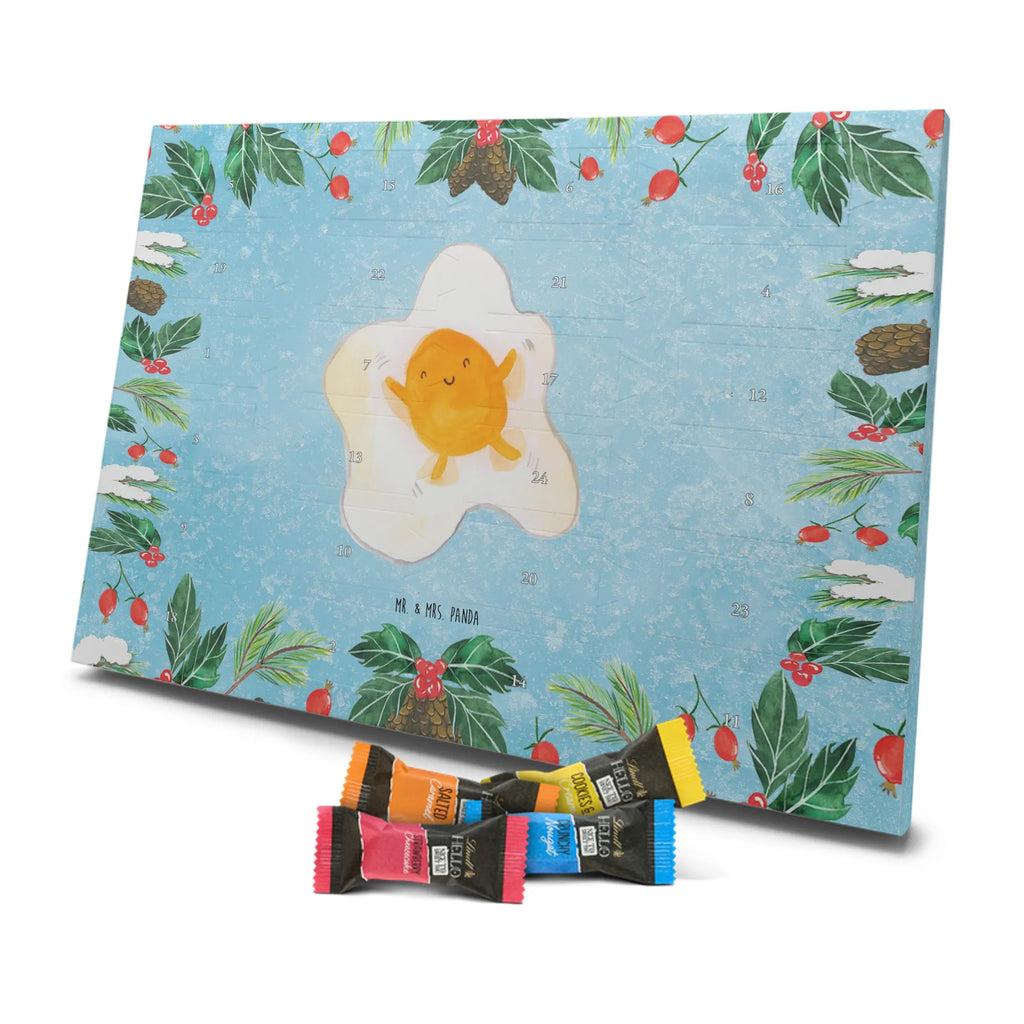 Chocolate advent calendar Fried egg egg gift ideas, gifts, small animals, good mood, cute, funny sayings, cute animal motives, hand drawn, special gifts, card, animal lover, nice, Egg, fried egg, day