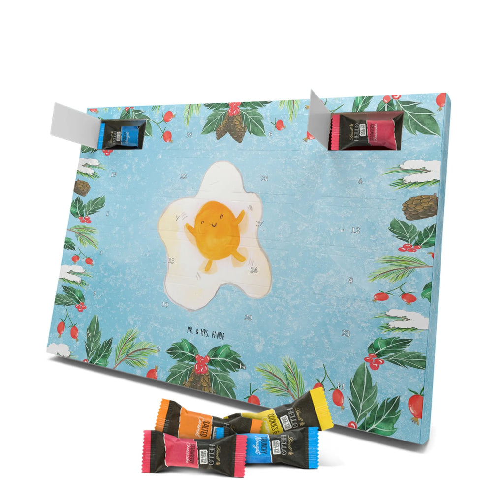 Chocolate advent calendar Fried egg egg gift ideas, gifts, small animals, good mood, cute, funny sayings, cute animal motives, hand drawn, special gifts, card, animal lover, nice, Egg, fried egg, day