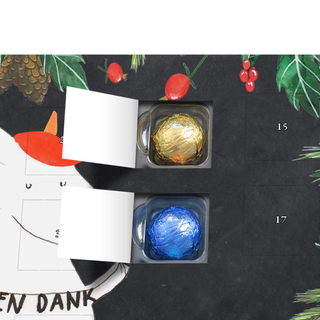 Chocolate advent calendar unicorn Thank you very much Thank you present, thank you gift, thanks, thank you