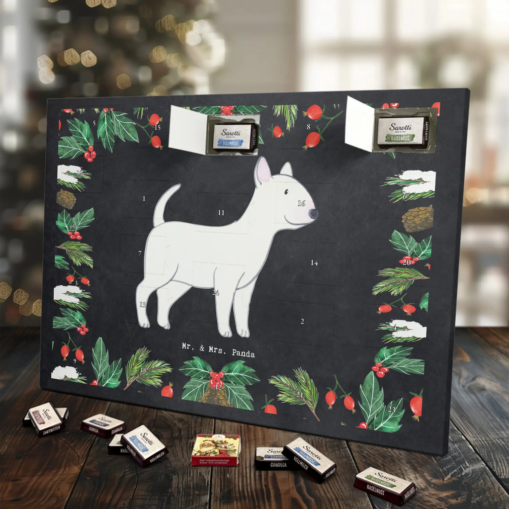 Chocolate advent calendar Bull Terrier Moment puppy, dog owner, purebred dog, dog breed, giving, animal lover, gift