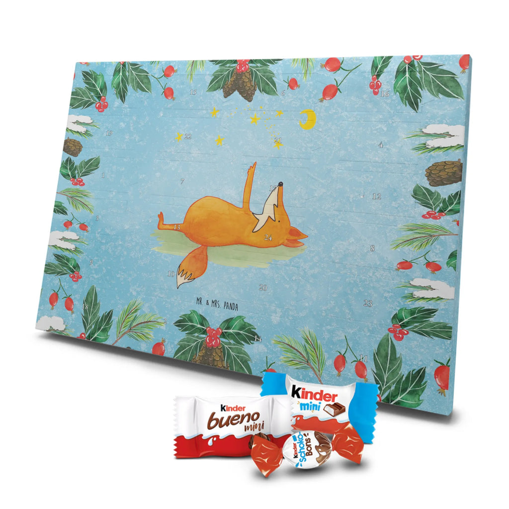Chocolate advent calendar Fox Stars forest wildlife, clever as a fox, foxes, animal lover, Romance, Saying positive, words of consolation, Saying beautiful