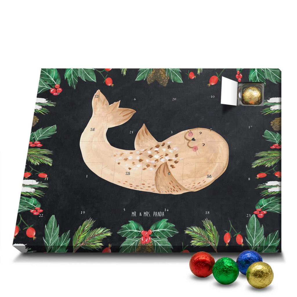 Chocolate advent calendar seal Lay gift ideas, gifts, small animals, good mood, cute, funny sayings, cute animal motives, hand drawn, special gifts, card, animal lover, sea animal, Baltic Sea, North Sea, joy, Seal, seals, laughter