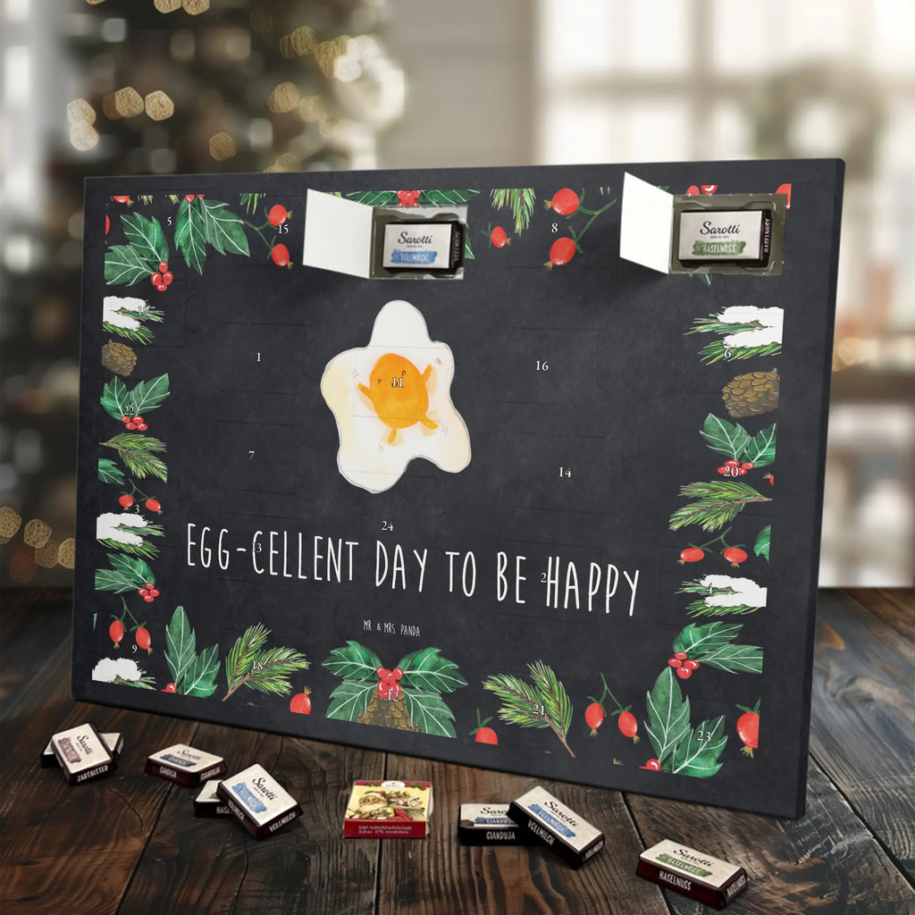 Chocolate advent calendar Fried egg egg gift ideas, gifts, small animals, good mood, cute, funny sayings, cute animal motives, hand drawn, special gifts, card, animal lover, nice, Egg, fried egg, day