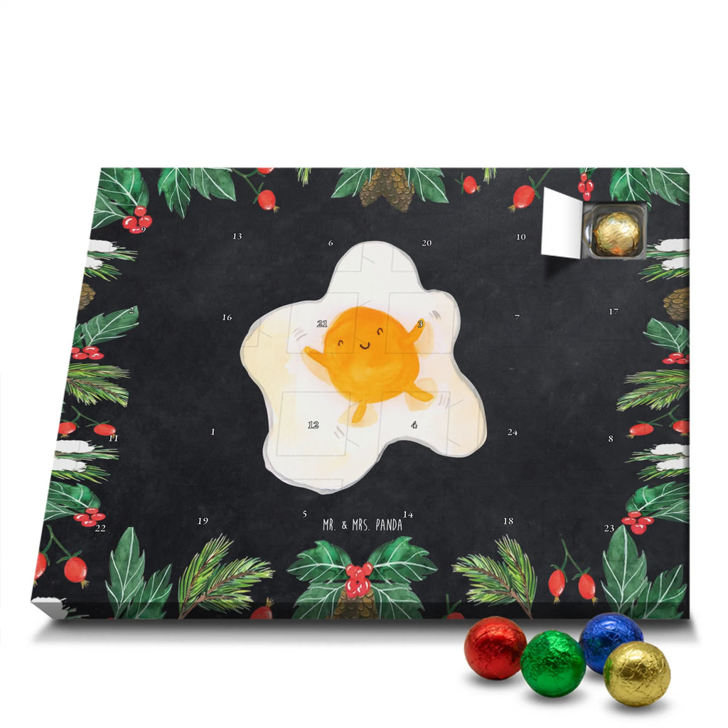 Chocolate advent calendar Fried egg egg gift ideas, gifts, small animals, good mood, cute, funny sayings, cute animal motives, hand drawn, special gifts, card, animal lover, nice, Egg, fried egg, day