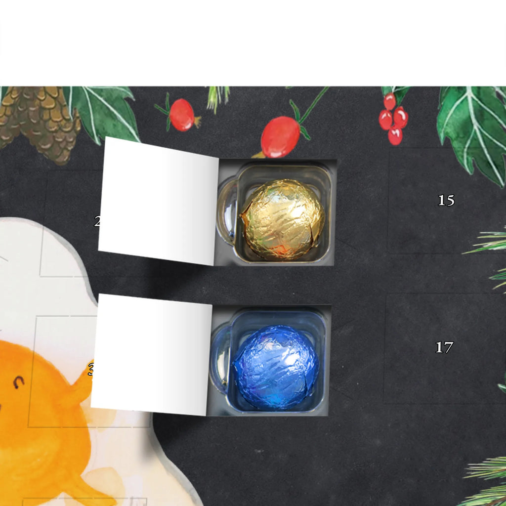 Chocolate advent calendar Fried egg egg gift ideas, gifts, small animals, good mood, cute, funny sayings, cute animal motives, hand drawn, special gifts, card, animal lover, nice, Egg, fried egg, day