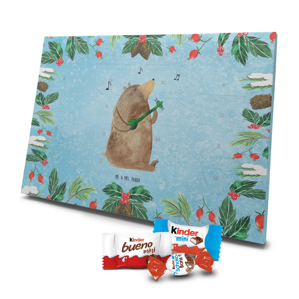 Chocolate advent calendar bear song cuddly toy, teddy bear, gift, saying, heart, woman, love song, girlfriend