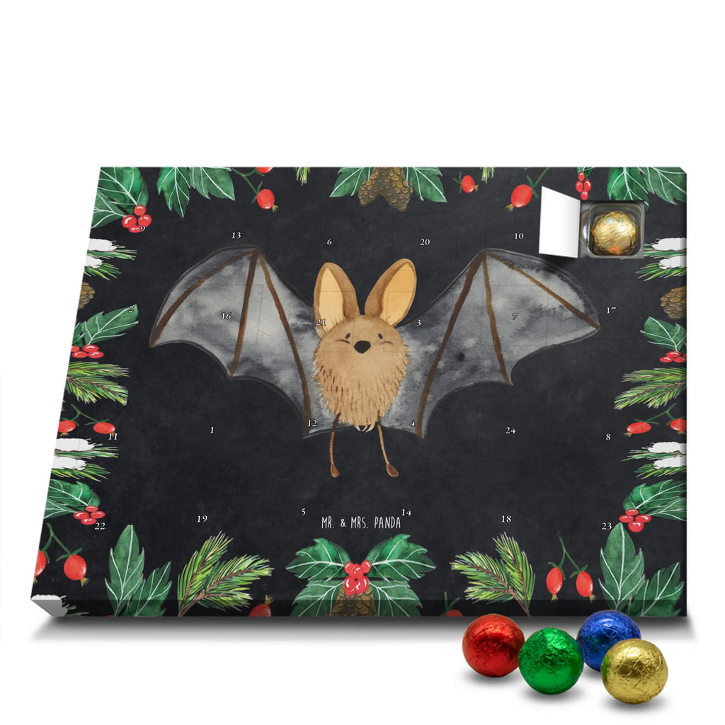Chocolate advent calendar bat wing gift ideas, gifts, small animals, good mood, cute, funny sayings, cute animal motives, hand drawn, special gifts, card, animal lover