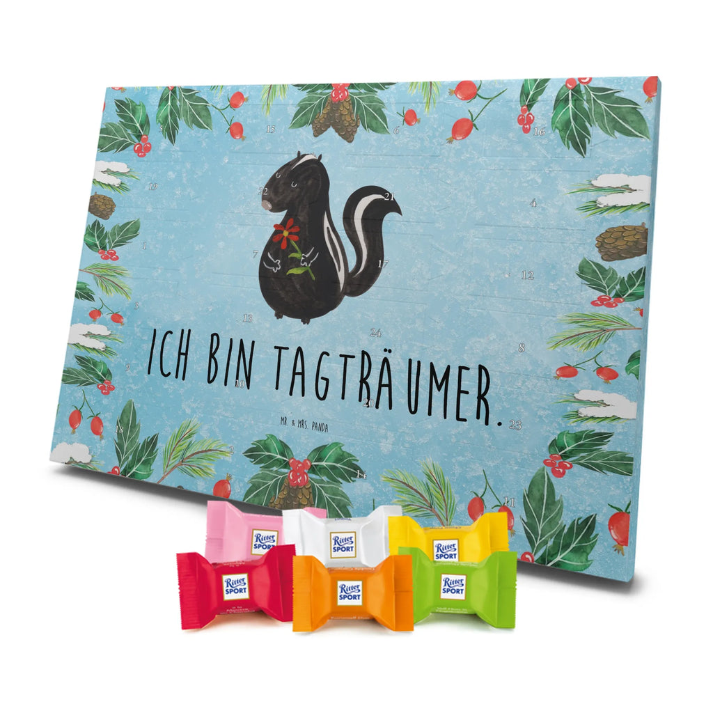 Chocolate advent calendar skunk flower wild animal, daydreamer, predator, dreamy, stink