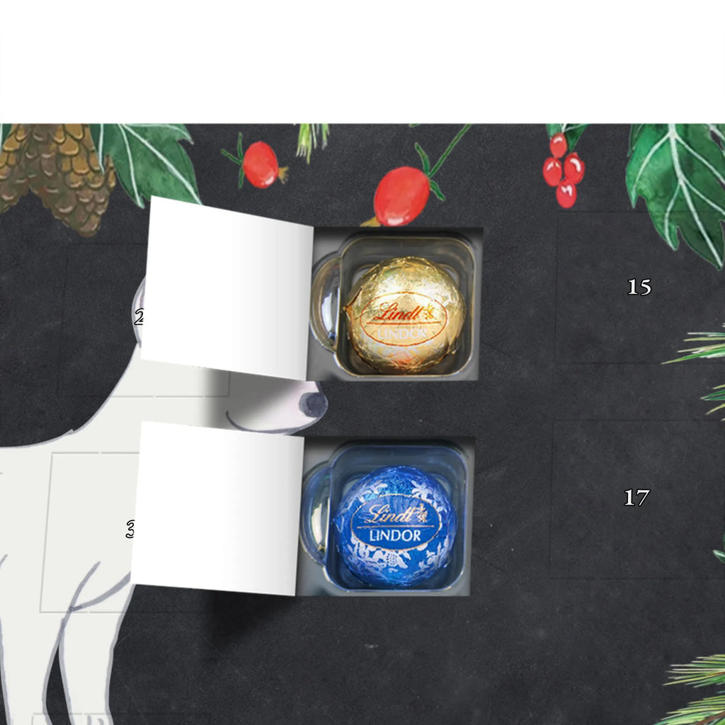 Chocolate advent calendar Bull Terrier Moment puppy, dog owner, purebred dog, dog breed, giving, animal lover, gift