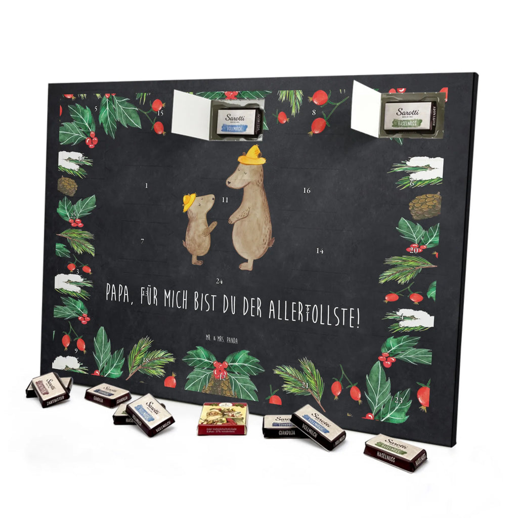 Chocolate advent calendar Bears with hats Father's Day, Mother's Day, favourite person, child, father-son, son, father, role model, children, father's day, sons