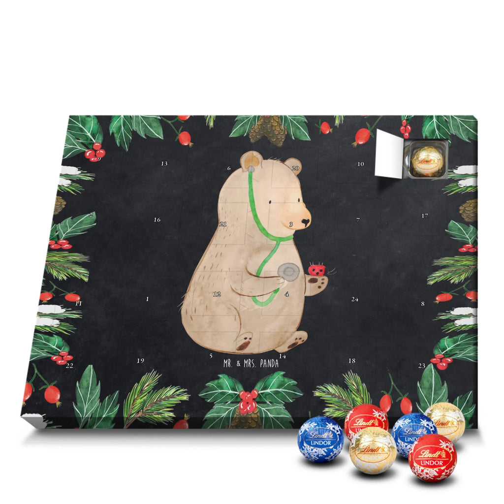 Chocolate advent calendar bear Physician cuddly toy, teddy bear, Doctor