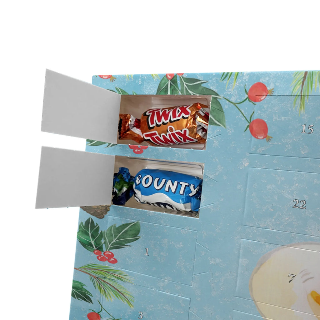 Chocolate advent calendar Fried egg egg gift ideas, gifts, small animals, good mood, cute, funny sayings, cute animal motives, hand drawn, special gifts, card, animal lover, nice, Egg, fried egg, day