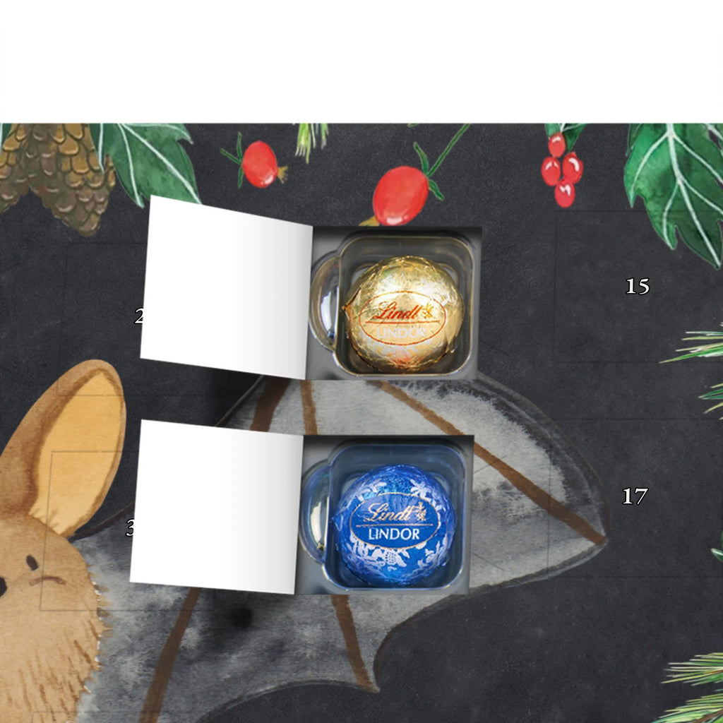 Chocolate advent calendar bat wing gift ideas, gifts, small animals, good mood, cute, funny sayings, cute animal motives, hand drawn, special gifts, card, animal lover