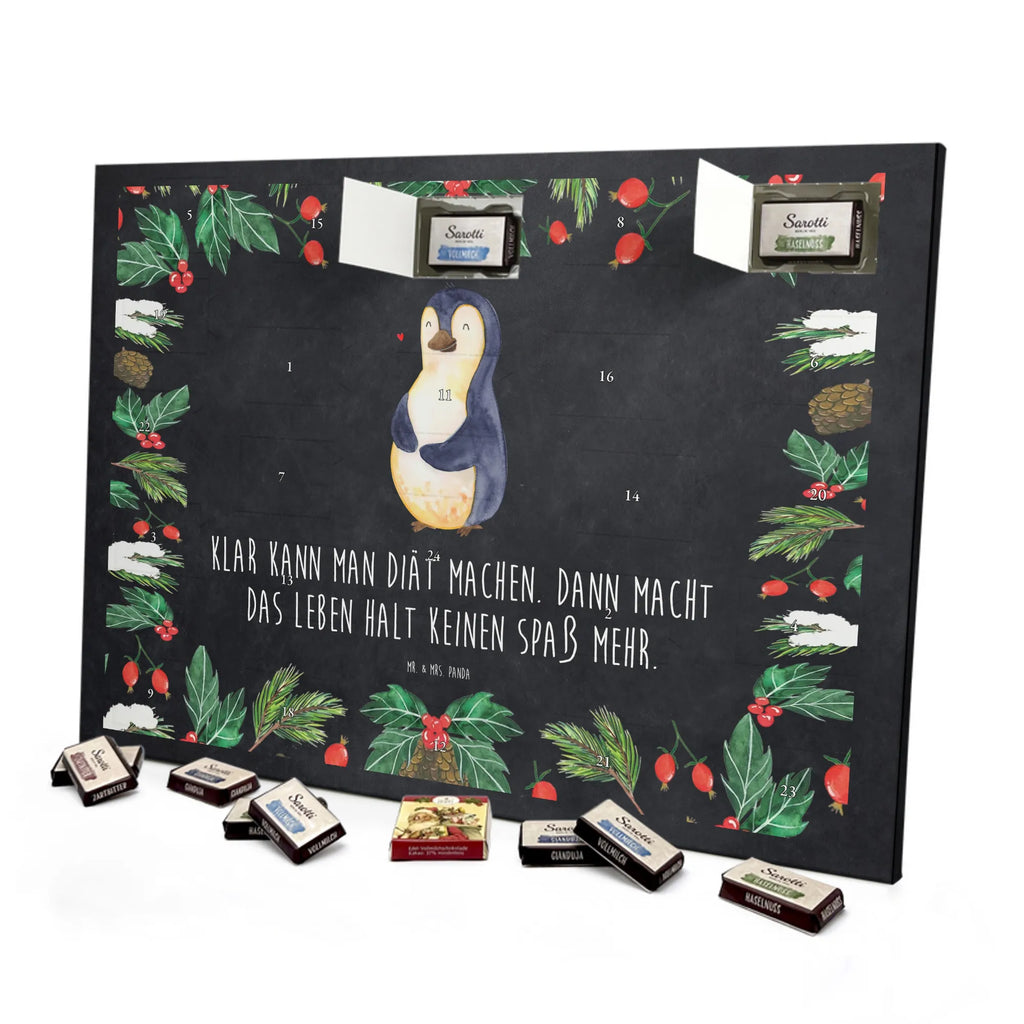 Chocolate advent calendar Penguin diet North Pole, Penguins, losing weight, self-respect, diet, body love, penguins, self-love, weight